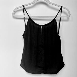 Urban Outfitters Silence+Noise Women's Small Soft Accordion Tank Top Black